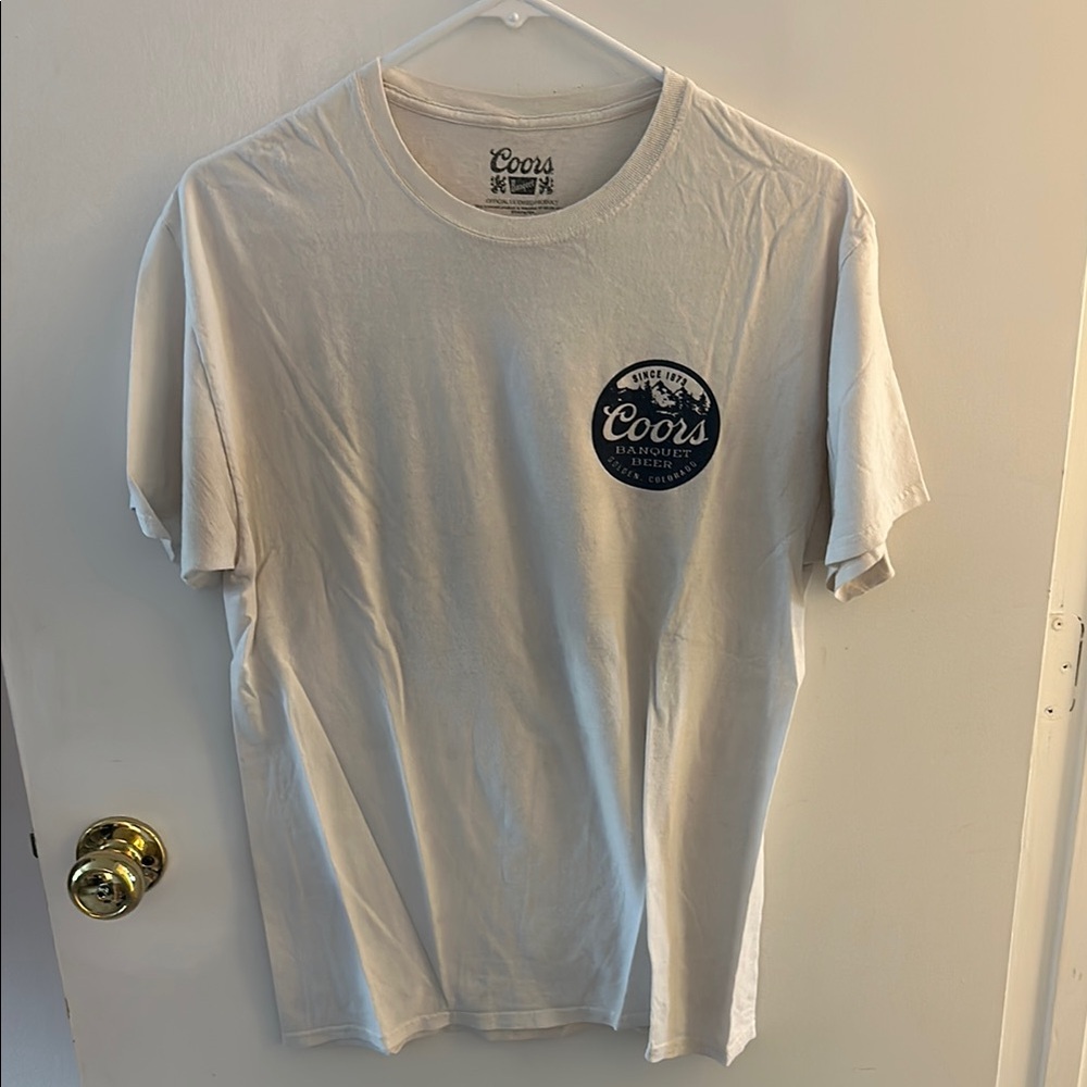 Coors Banquet cream T-Shirt for Men